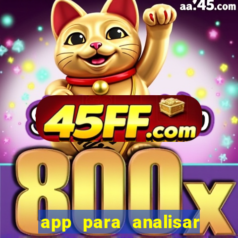 app para analisar jogos de futebol